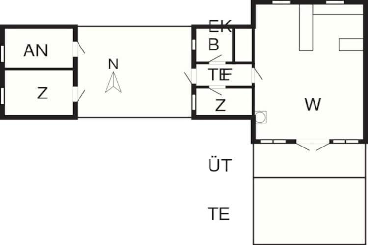 6 Person Holiday Home In Ansager Eksteriør billede